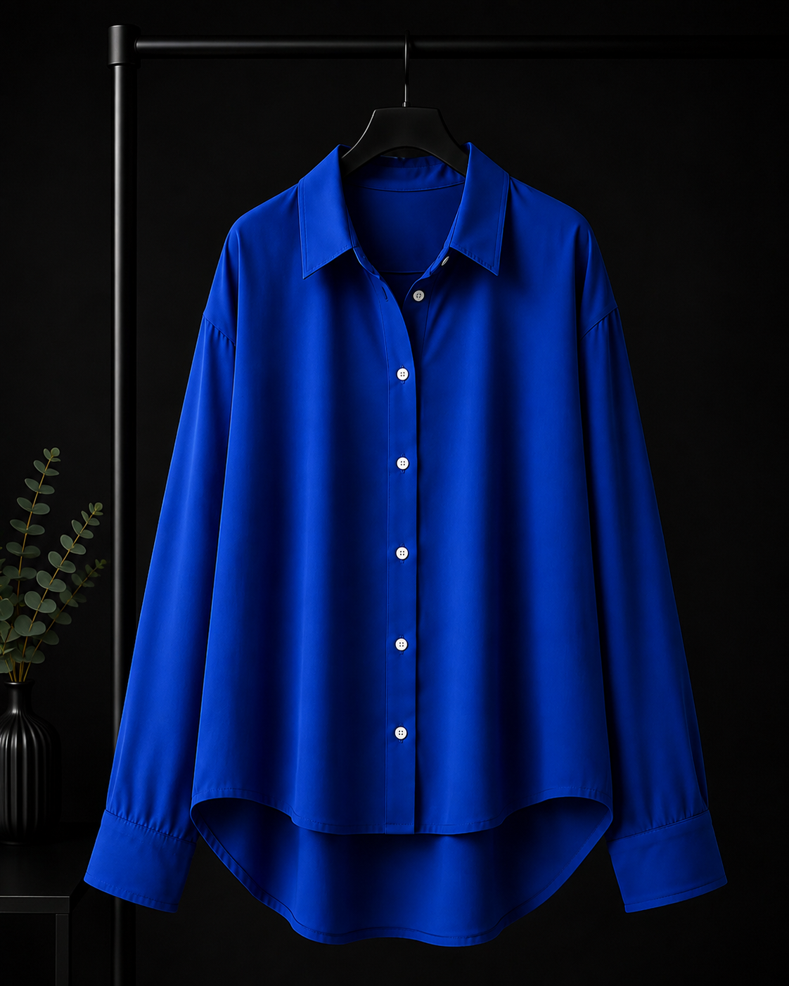 ROYAL BLUE BUTTON DOWN SHIRT