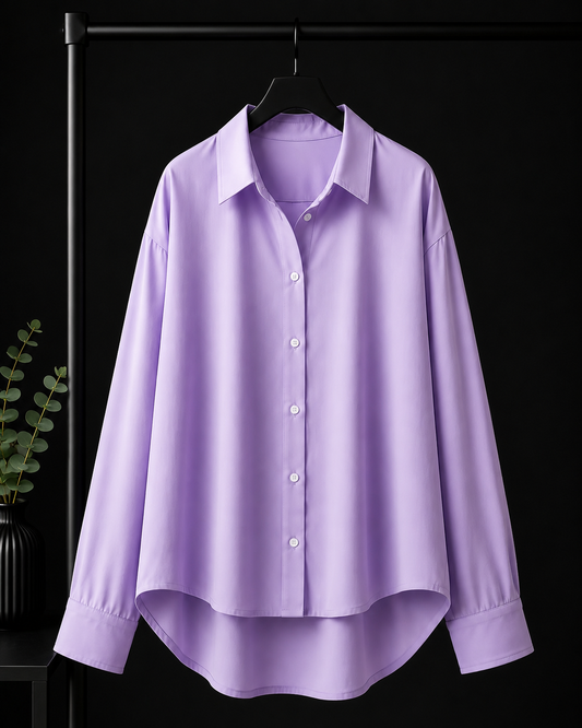LILAC BUTTON DOWN SHIRT