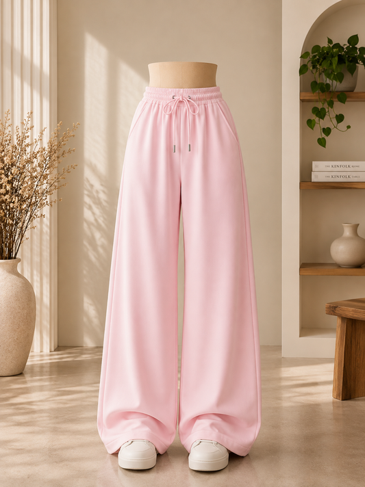BLUSH PINK FLAPPER TROUSER