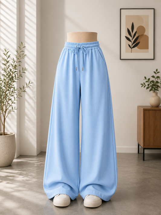 SKY BLUE FLAPPER TROUSER