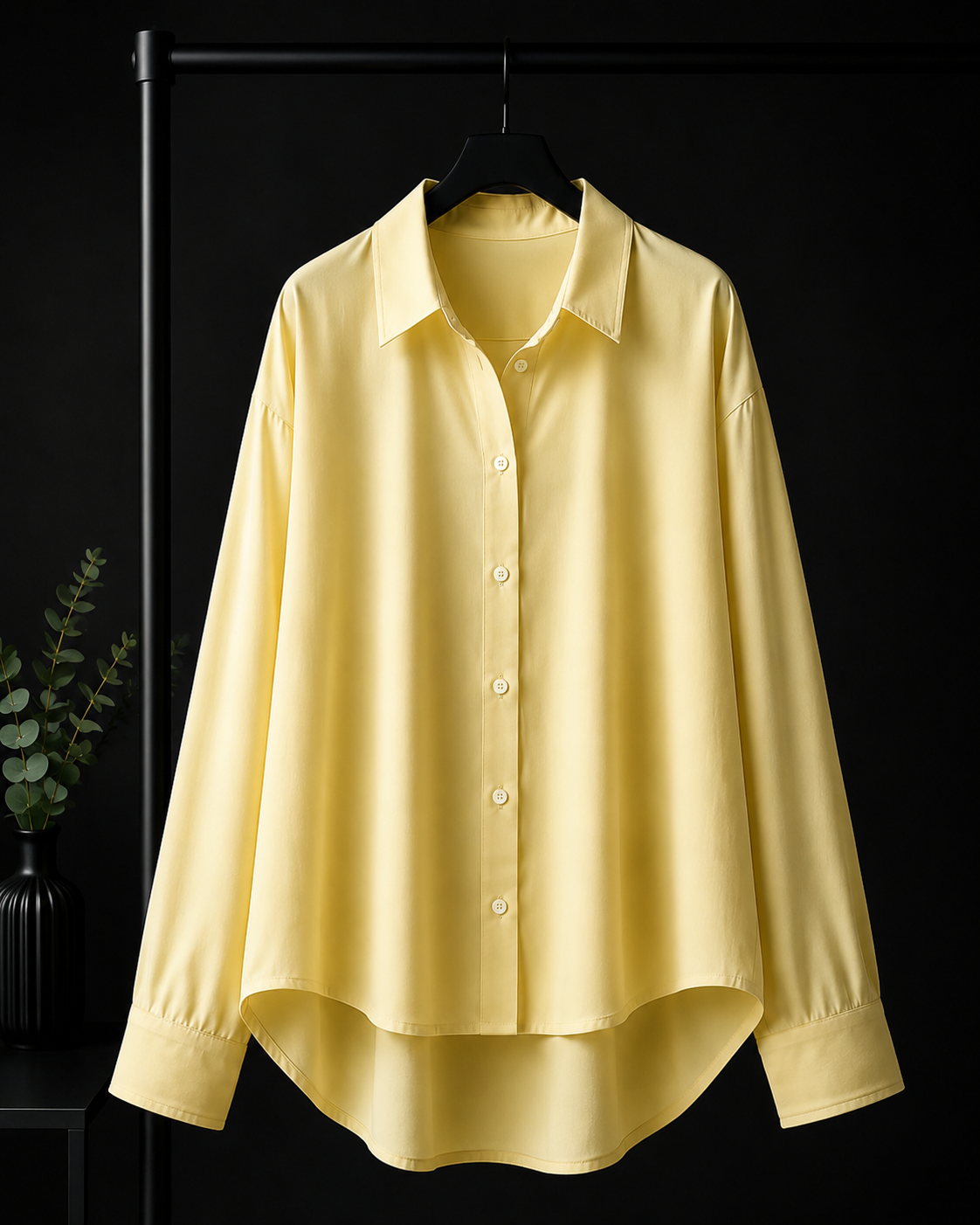 SOFT YELLOW BUTTON DOWN SHIRT