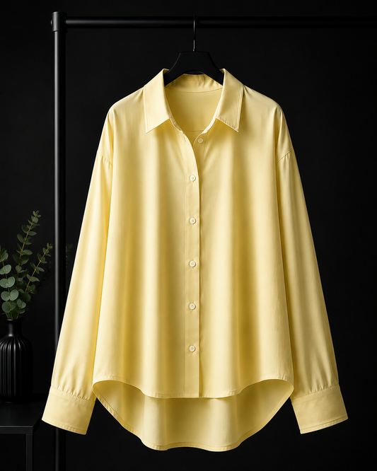 SOFT YELLOW BUTTON DOWN SHIRT